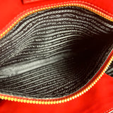 Prada Red Saffiano Leather 2Way Tote