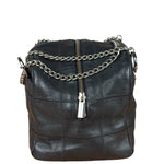 Chanel Black Caviar Chocolate Bar Shoulder Bag