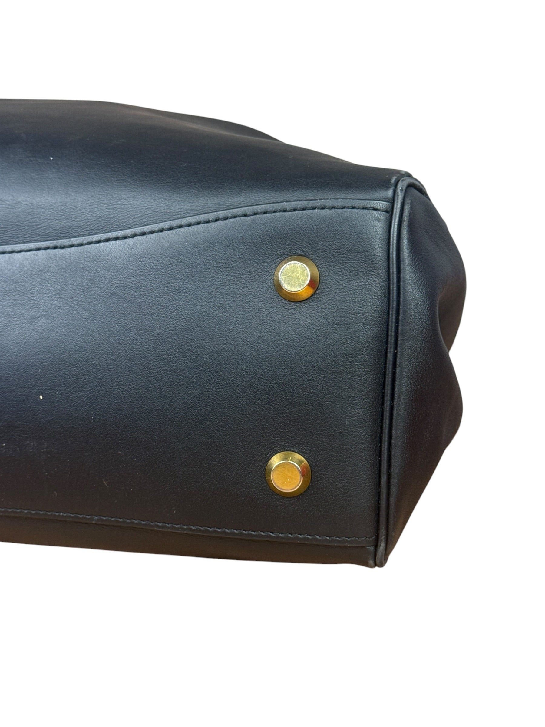 Balenciaga Large Rodeo Leather 2Way Handbag Black