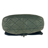 Chanel Sage Green Quilted Leather Flap Bag 2011