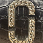 Marc Jacobs Croc Snapshot Crossbody Bag