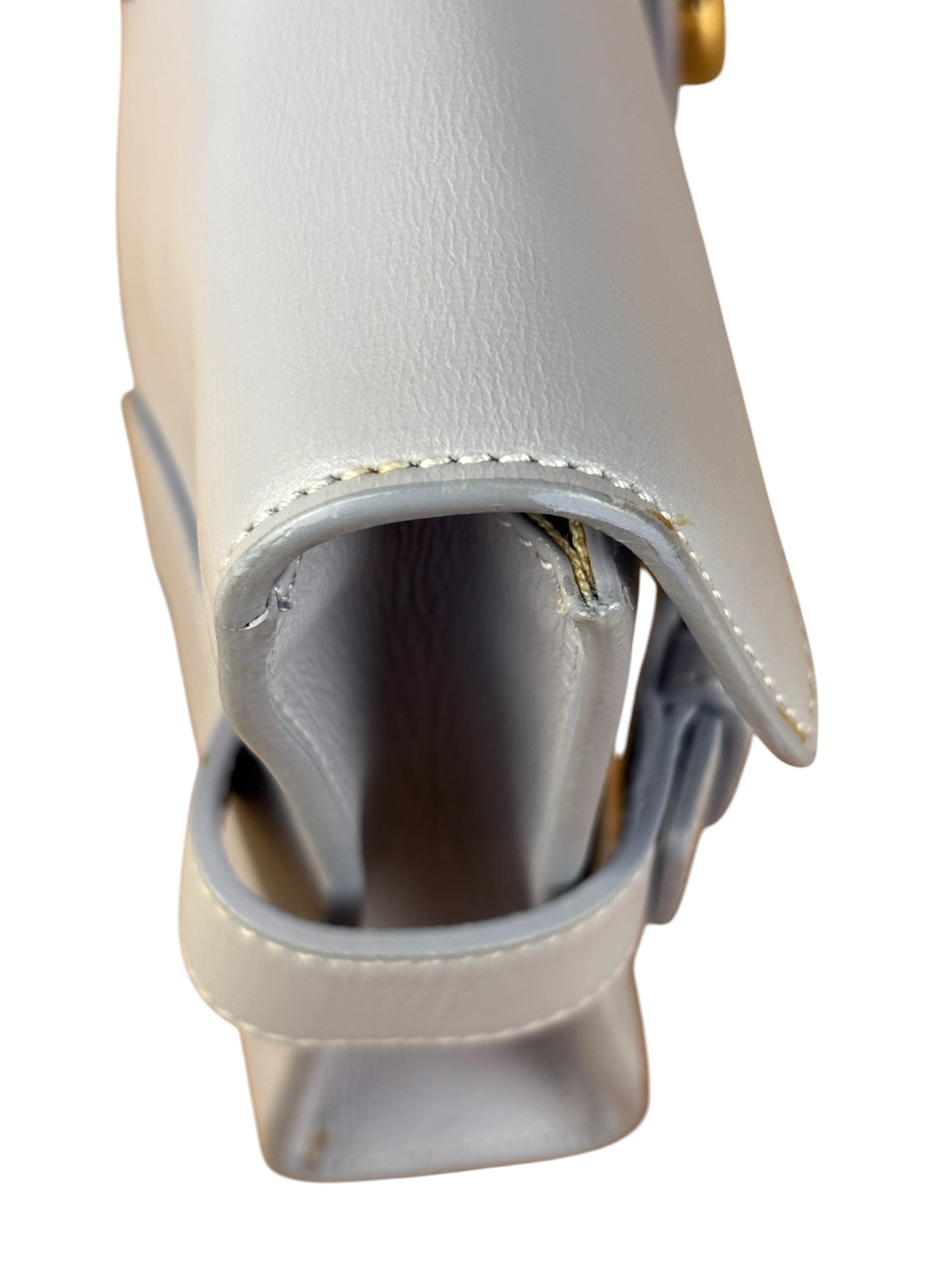 Salvatore Ferragamo Lavender Motherwell Clutch