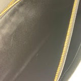 YSL Bicolor Quilted-Suede Shearling Gaby Shoulder Bag