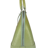 Louis Vuitton Green Patent Epi Alma Handbag