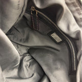 Fendi Vintage Black Leather Oyster Hobo Bag