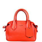 Balenciaga Red Leather Infanta Mini Boston Bag