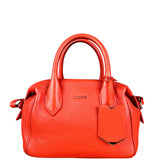Balenciaga Red Leather Infanta Mini Boston Bag