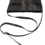 Celine Coated Canvas Stripped Macadam Crossbody