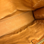 Celine Vintage Macadam Striped Shoulder Tote