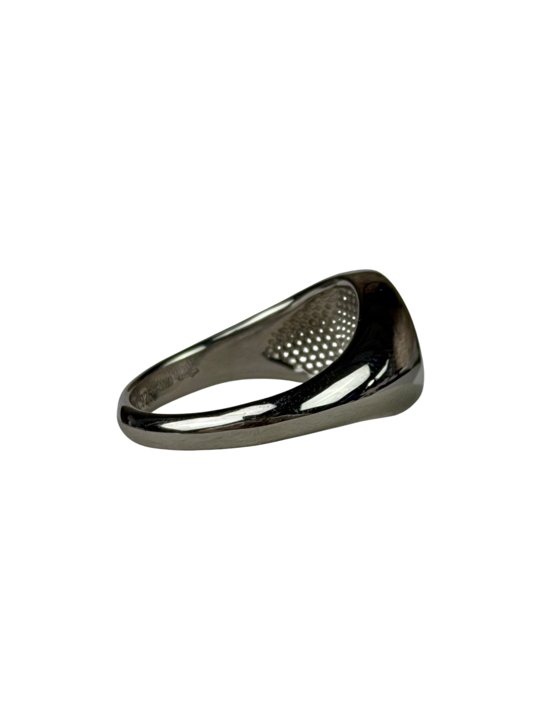 Vivienne Westwood Silver Logo Seal Ring