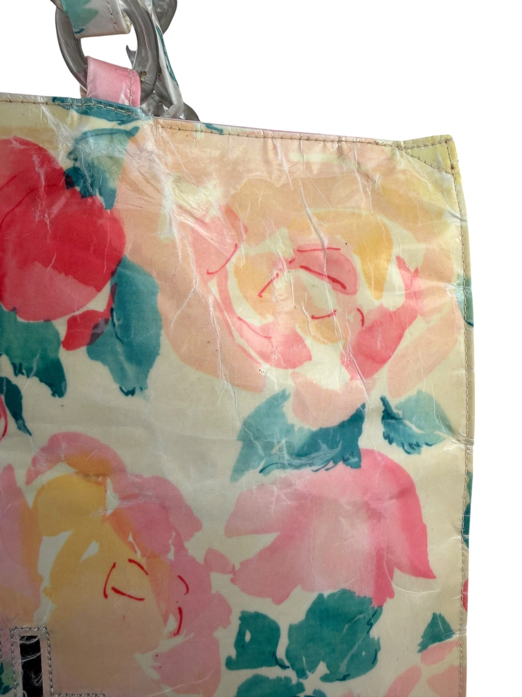 Chanel Floral Print CC Vinyl Tote 1994