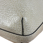 Brunello Cucinelli Ivory Grained Leather Tote Bag