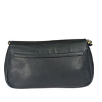 Gucci Black Pebbled Leather Soho Chain Flap Crossbody Bag