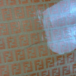 Fendi PVC FF Mamma Baguette Orange