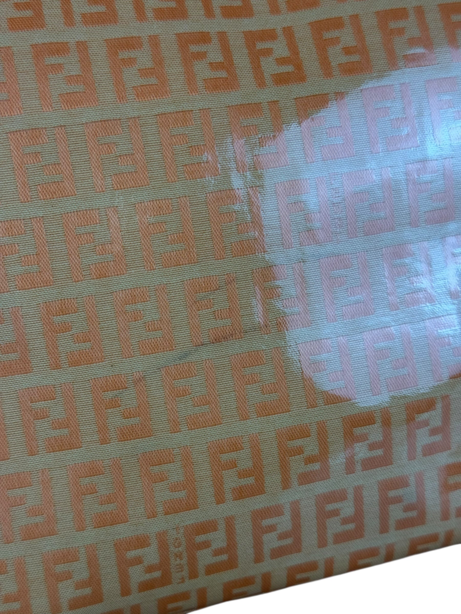 Fendi PVC FF Mamma Baguette Orange