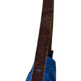 Fendi Vintage Blue Cashmere Baguette