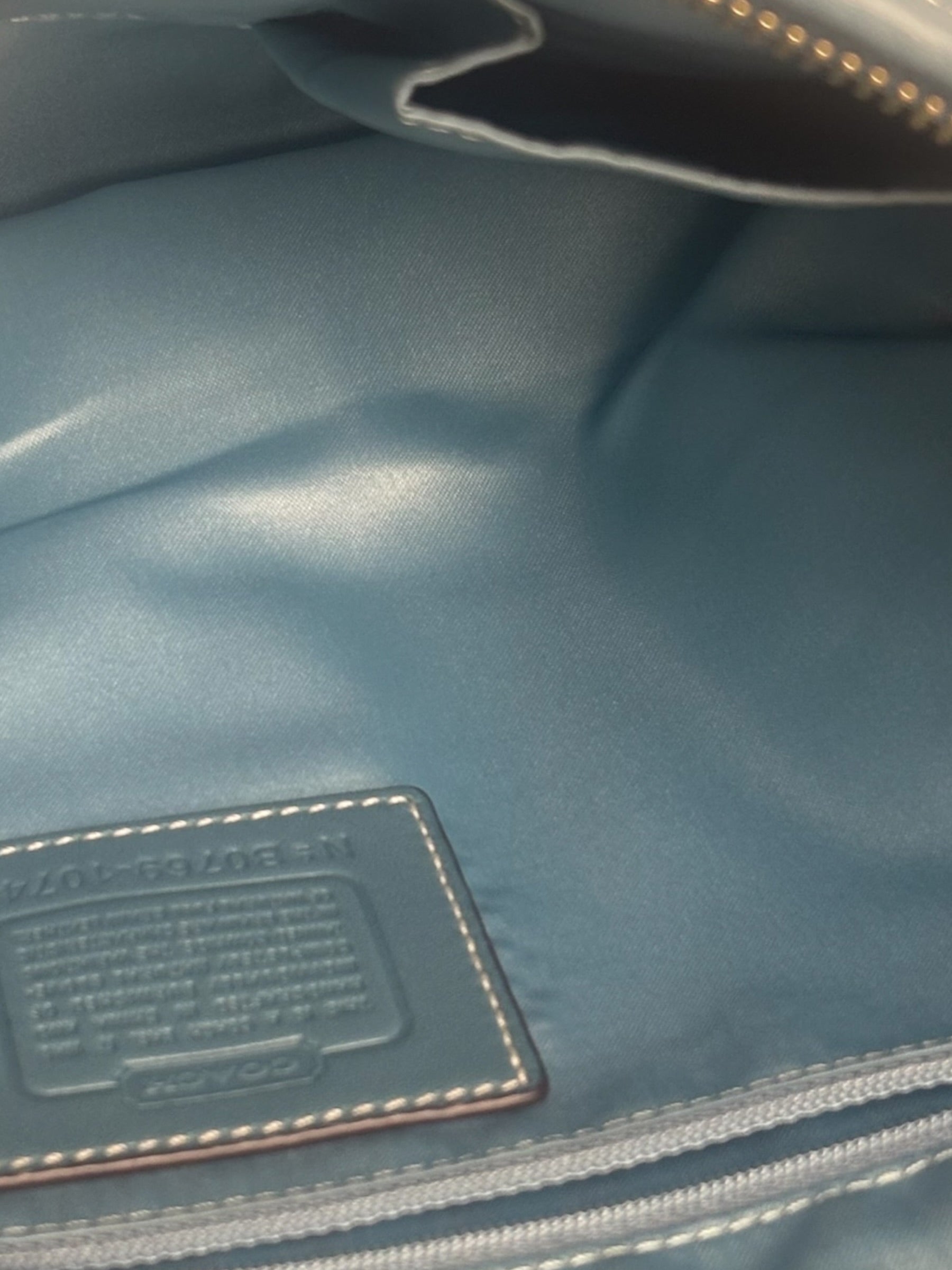 Coach Vintage Teal Leather Ergo Hobo Bag