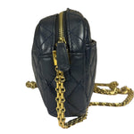 Chanel Navy Quilted Lambskin Small Camera Bag 2019