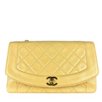 Chanel Beige CC Leather Diana Flap Bag '92