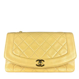 Chanel Beige CC Leather Diana Flap Bag '92