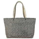 Chanel Grey Tweed Cambon Line Tote Bag 2004