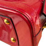 Louis Vuitton Red Vernis Alma BB Two-Way Bag