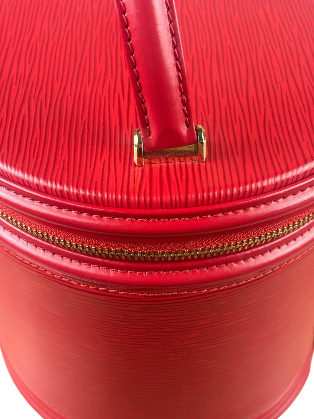 Louis Vuitton Castilian Red Epi Leather Cannes Vanity Bag