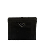 Prada Vintage Nero Tessuto Sport Wallet