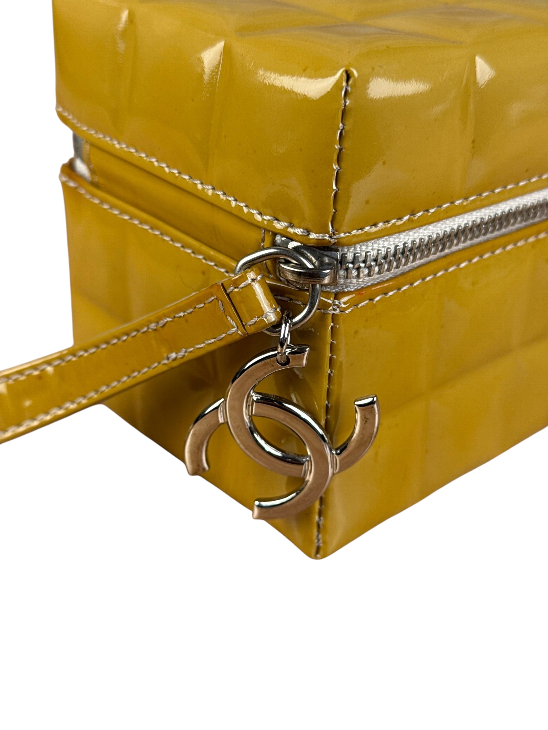 Chanel Orange Patent Rubix Cube 2002