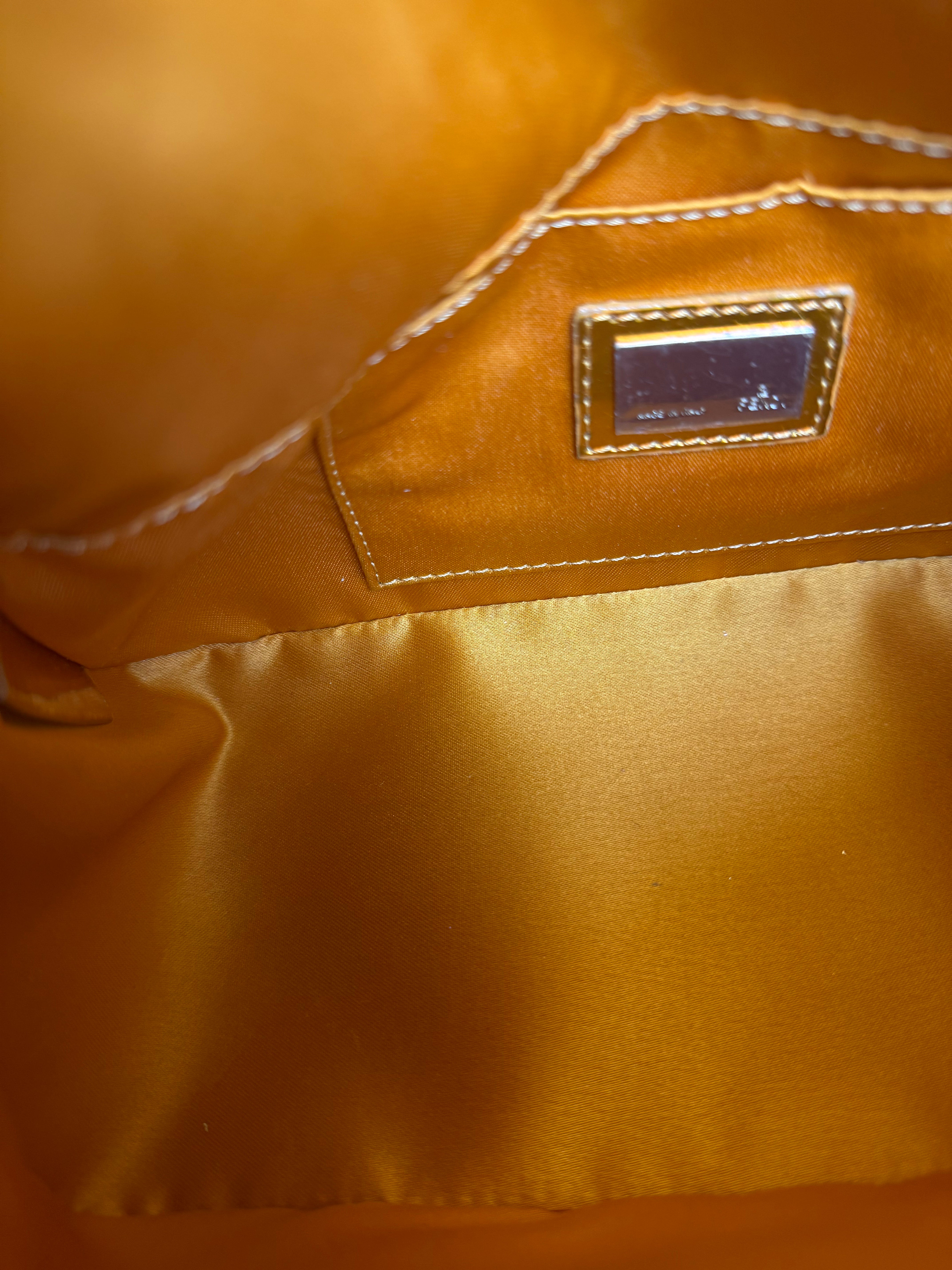 Fendi Metallic FF Mini Mamma Baguette