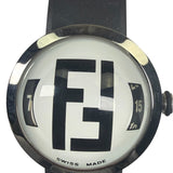 Fendi 8010L White Bubble Face Rubber Strap