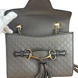 Gucci Emily GG Micro Shoulder Bag Grey