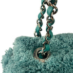 Chanel Mint Green Quilted Terry Cloth Coco Beach Flap Bag 2019
