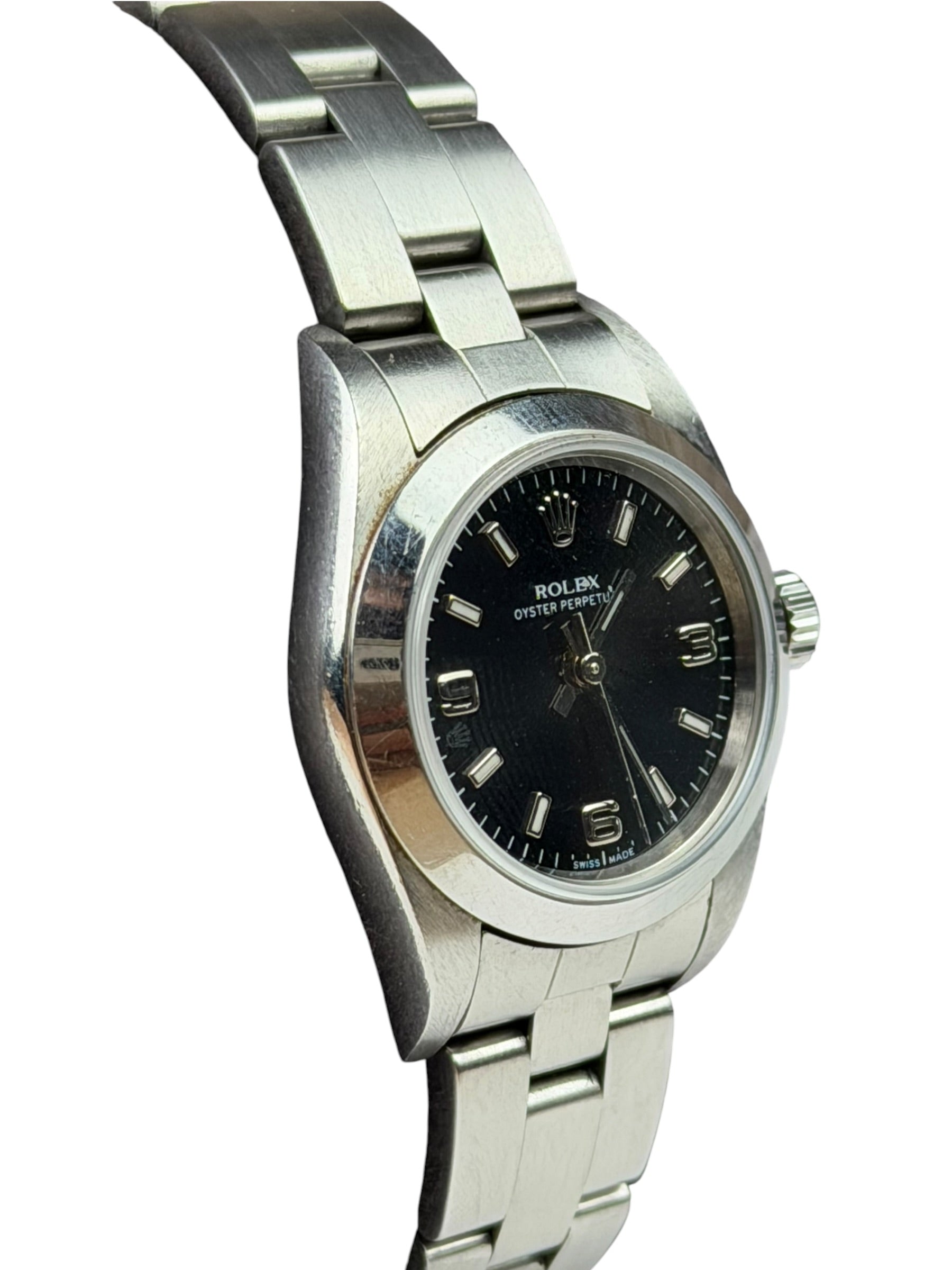 Rolex Oyster Perpetual Black Dial 76080 1995
