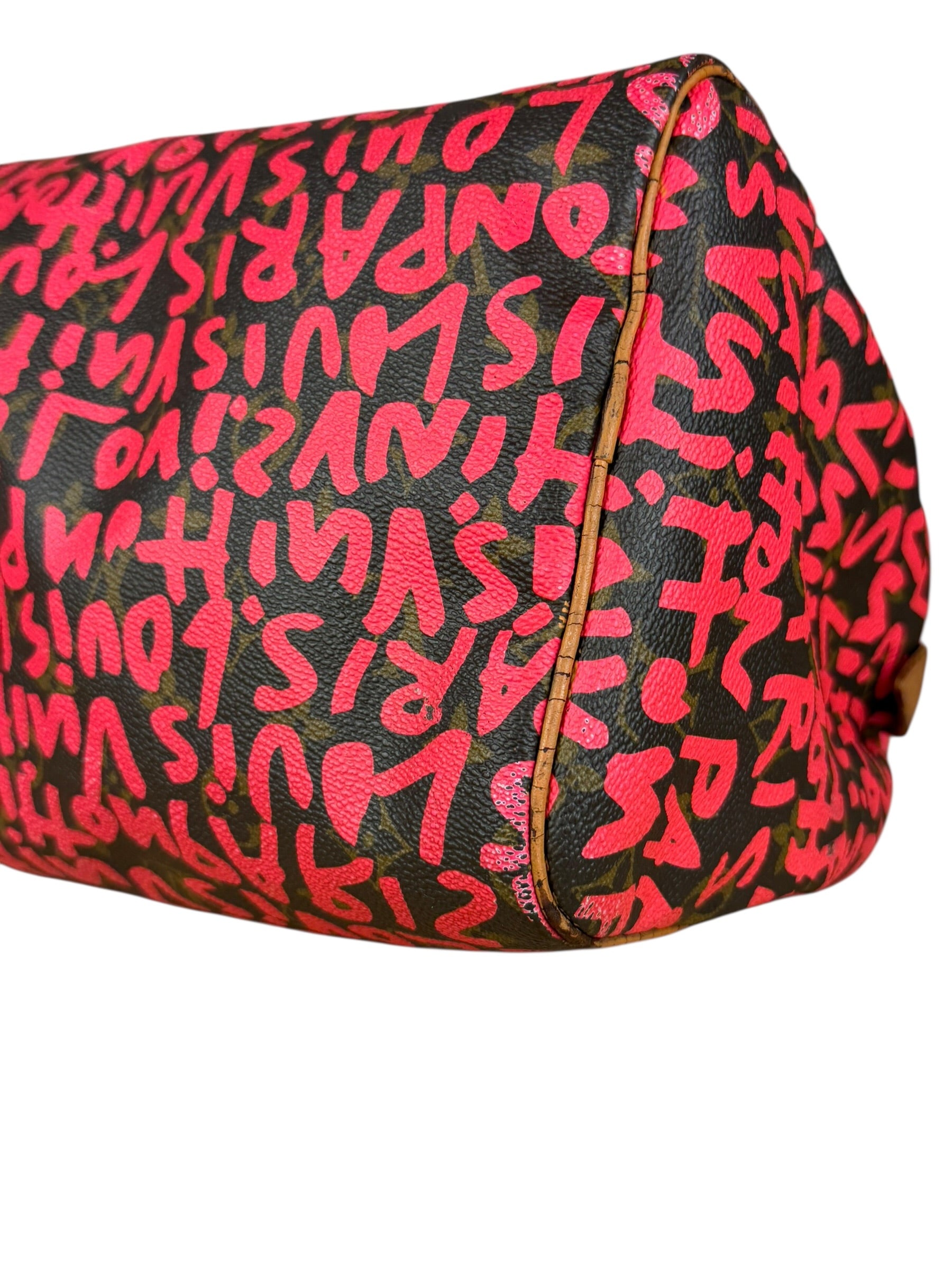 Louis Vuitton x Stephen Sprouse Graffiti Speedy 30 Pink