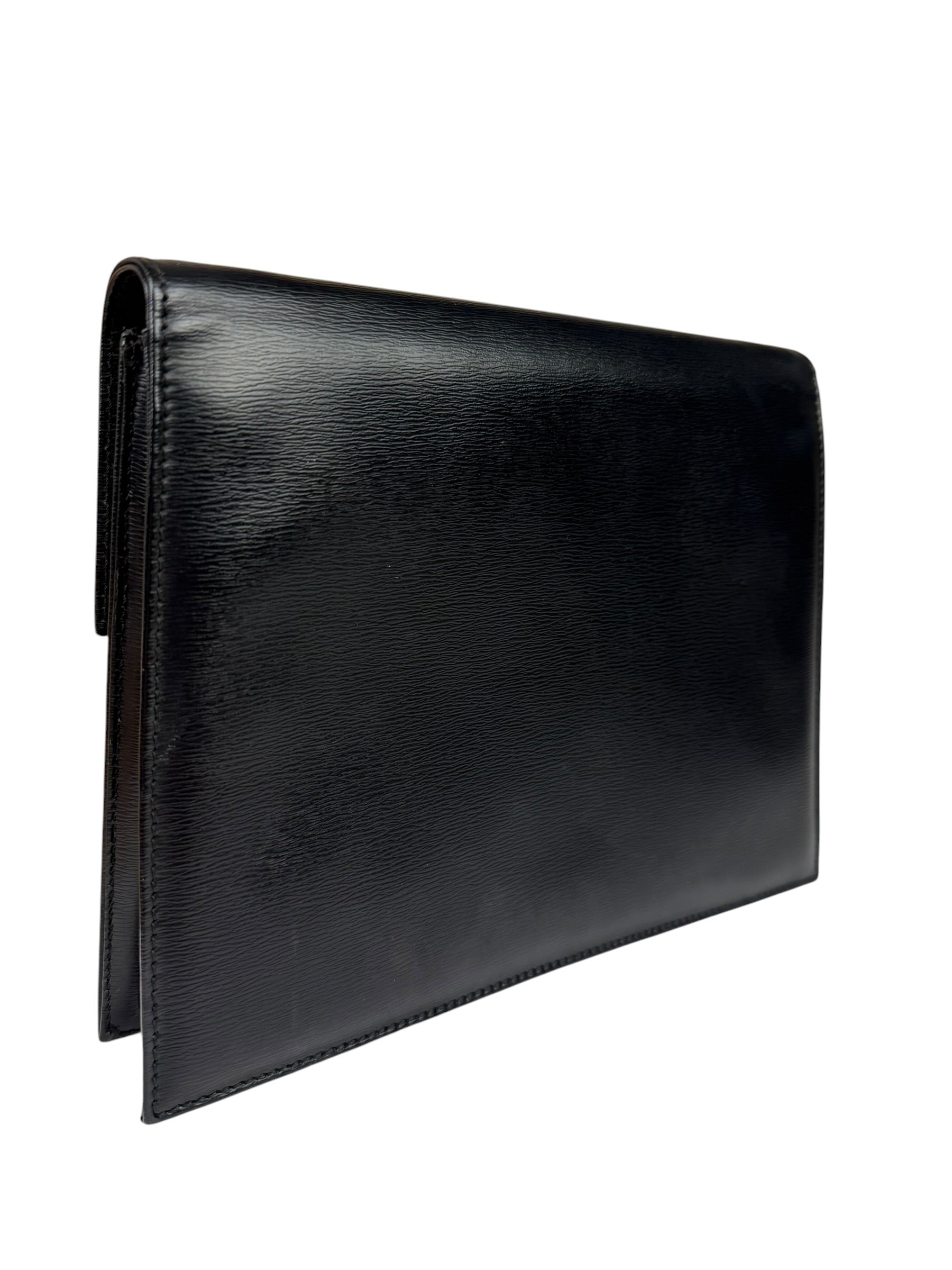 Christian Dior Black Leather Flap Bag Replacement Chain