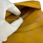 Loewe Vintage Yellow Leather Bifold Wallet