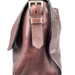 Prada Vintage Brown Leather Cervo Antik Messenger Bag