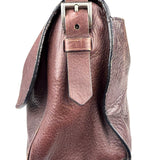 Prada Vintage Brown Leather Cervo Antik Messenger Bag