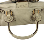 Chloe Beige Leather Paddington Shoulder Bag