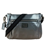 Coach Vintage Silver Metallic Crossbody
