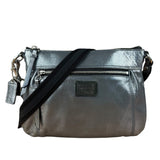 Coach Vintage Silver Metallic Crossbody