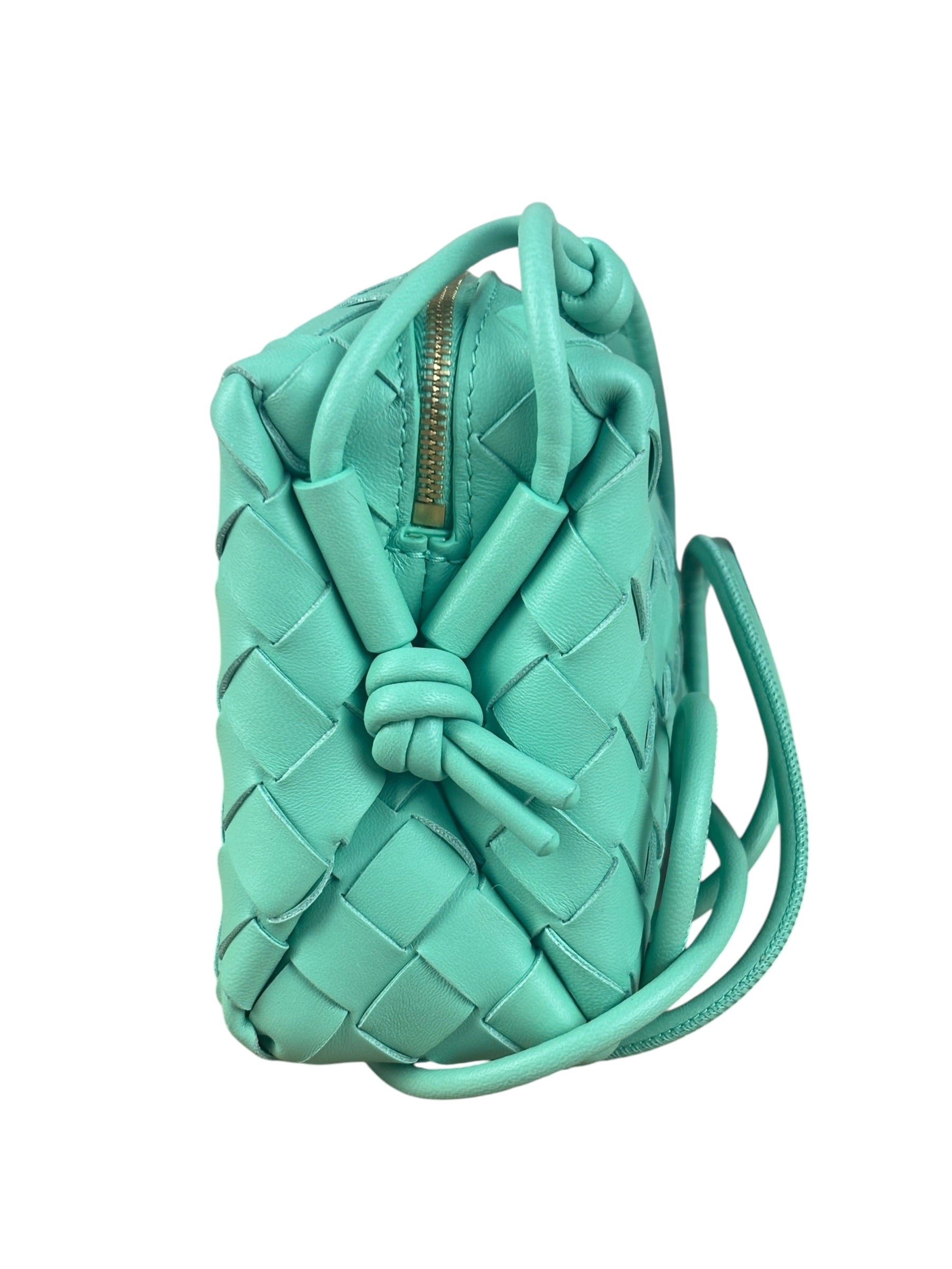 Bottega Veneta Mint Mini Loop Camera Bag