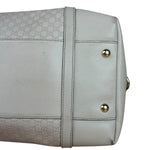 Gucci Vintage Beige Leather GG 2Way Bag