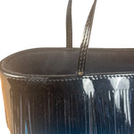 Chanel Vintage Patent Leather Fringe Mini Coco Bar Tote Bag 1998
