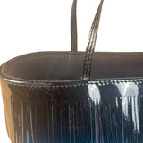 Chanel Vintage Patent Leather Fringe Mini Coco Bar Tote Bag 1998
