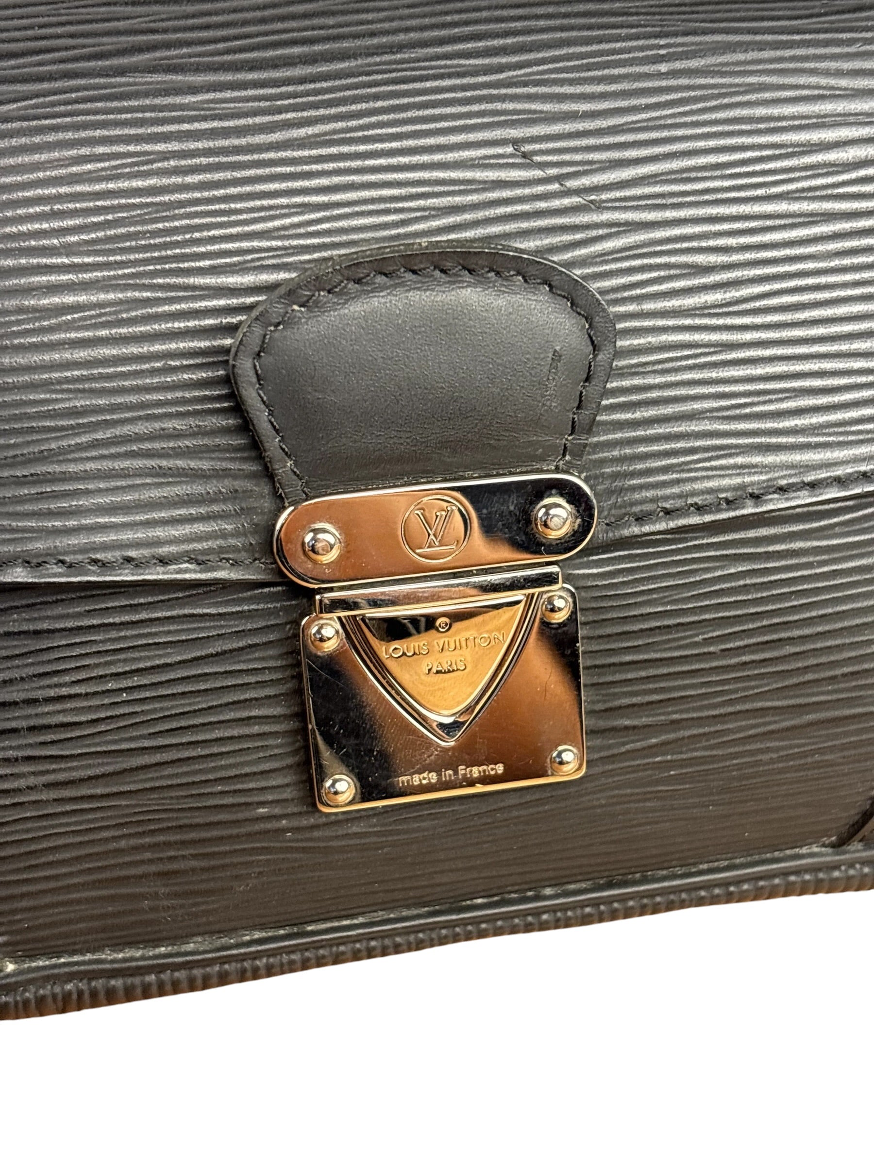 Louis Vuitton Black Epi Leather Segur Pochette