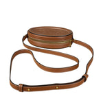 Celine Cuir Triomphe Oval Crossbody Brown