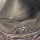 Christian Dior Purple Quilted Leather Flap Bag