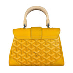 Goyard Mini Goyardine Soft Saigon Top Handle Bag Yellow